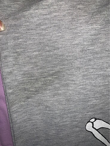 s Beden gri Renk Sırt baskılı sweatshirt