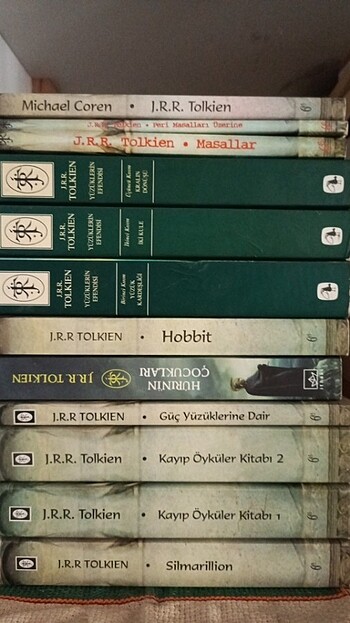  Beden Renk Tolkien Full Seri Yüzüklerin Efendisi Kayıp Öyküler Serisi vb