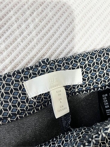 HM Desenli cigarette pantolon - Görsel 3