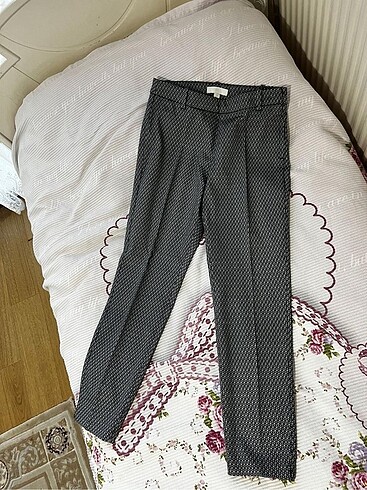 HM Desenli cigarette pantolon - Görsel 2