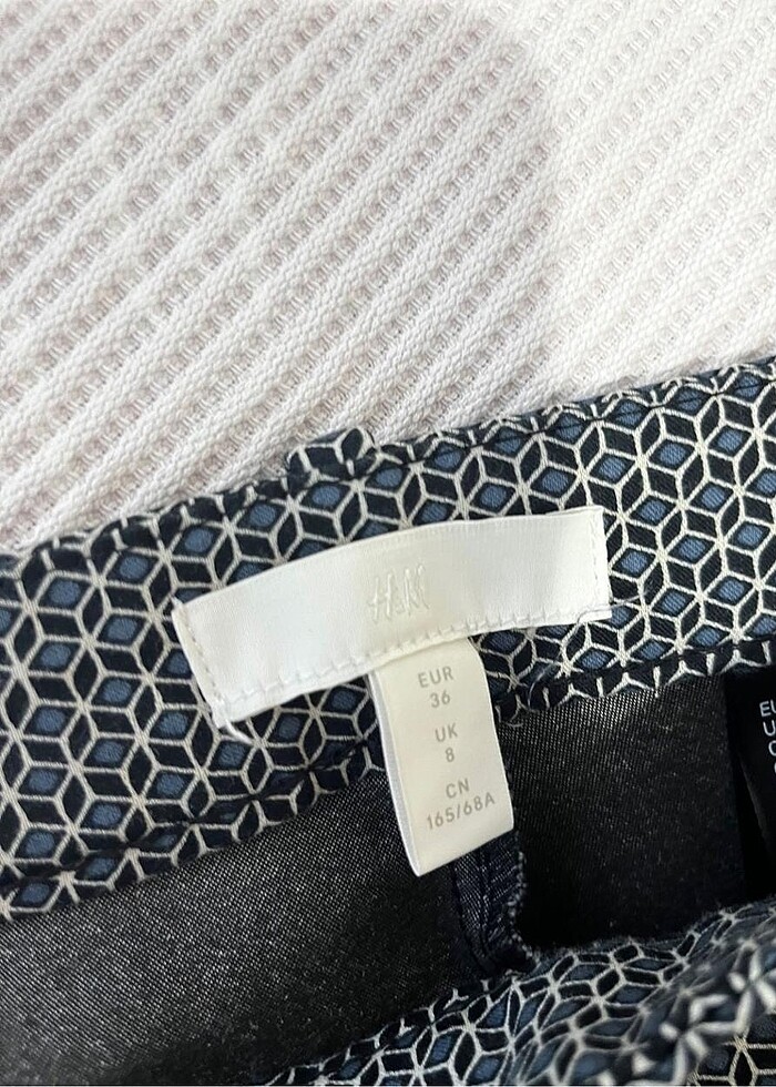 HM Desenli cigarette pantolon - Görsel 3