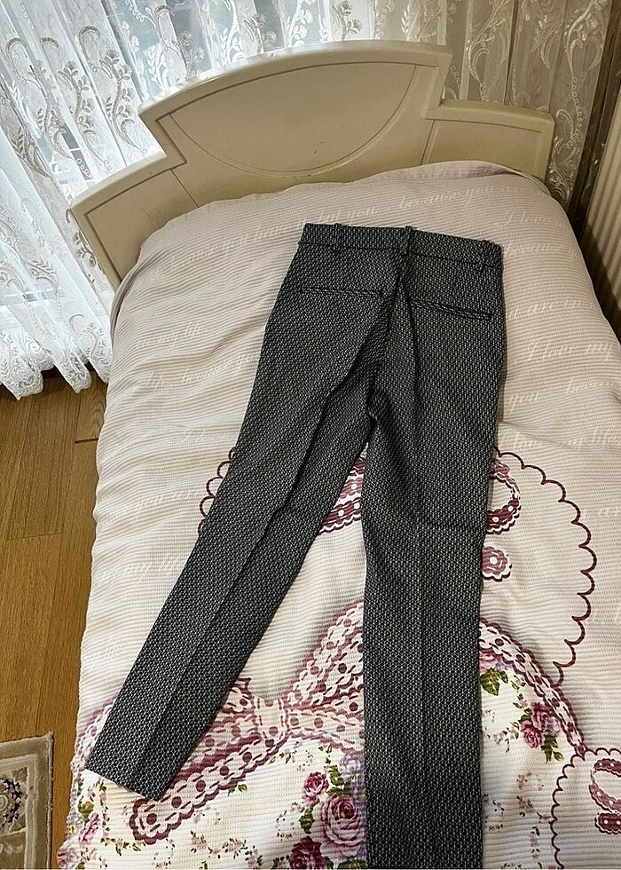 HM Desenli cigarette pantolon - Görsel 4