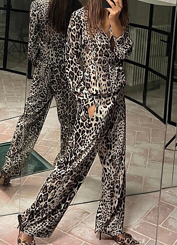 Zara Zara leopar gömlek