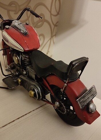 METAL EL YAPIMI DEKORATİF MOTOSİKLET 
