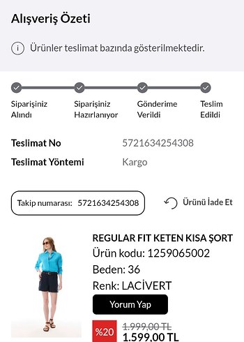 Mudo keten Şort - Görsel 5