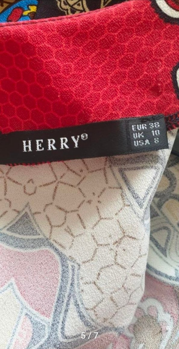 Herry renkli elbise - Görsel 5