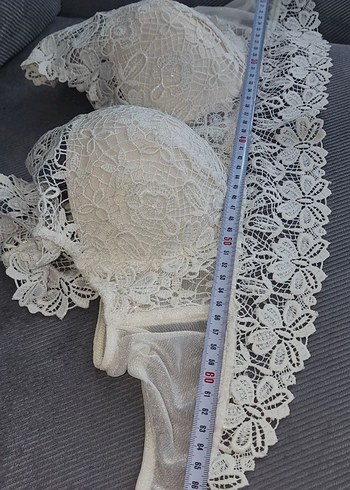 Beyaz Dantel Bohem Midi Bralet - Görsel 2