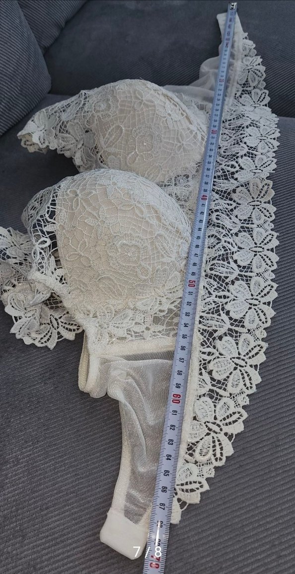 Beyaz Dantel Bohem Midi Bralet - Görsel 2