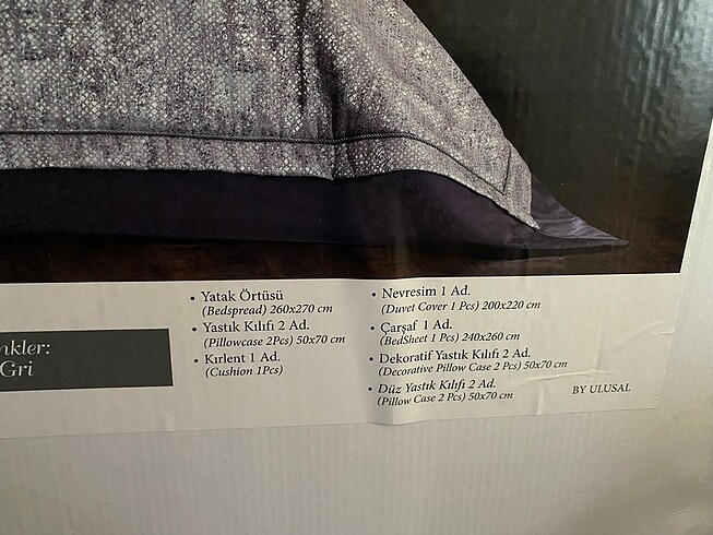  Beden Yatak örtüsü