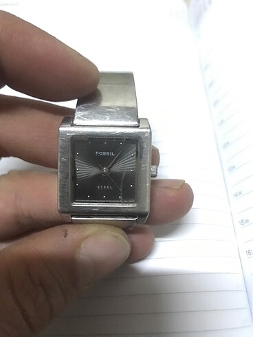 Fossil steel orjinal pilli bayan saati
