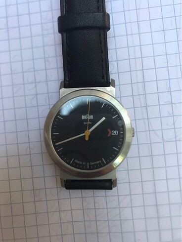 Braun germany titanyum kasali deri kordon Lu bayan saati