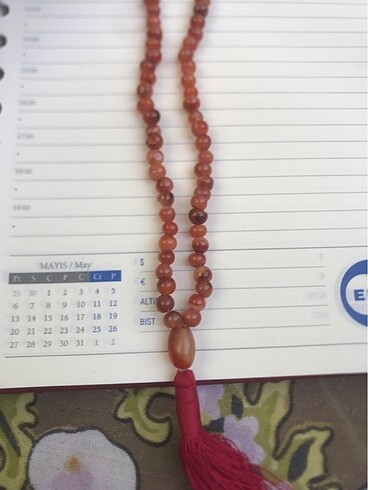 Antika 99 luk Akik tasi ibadet Namaz tesbihi - Görsel 6