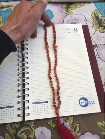 Antika 99 luk Akik tasi ibadet Namaz tesbihi - Görsel 5