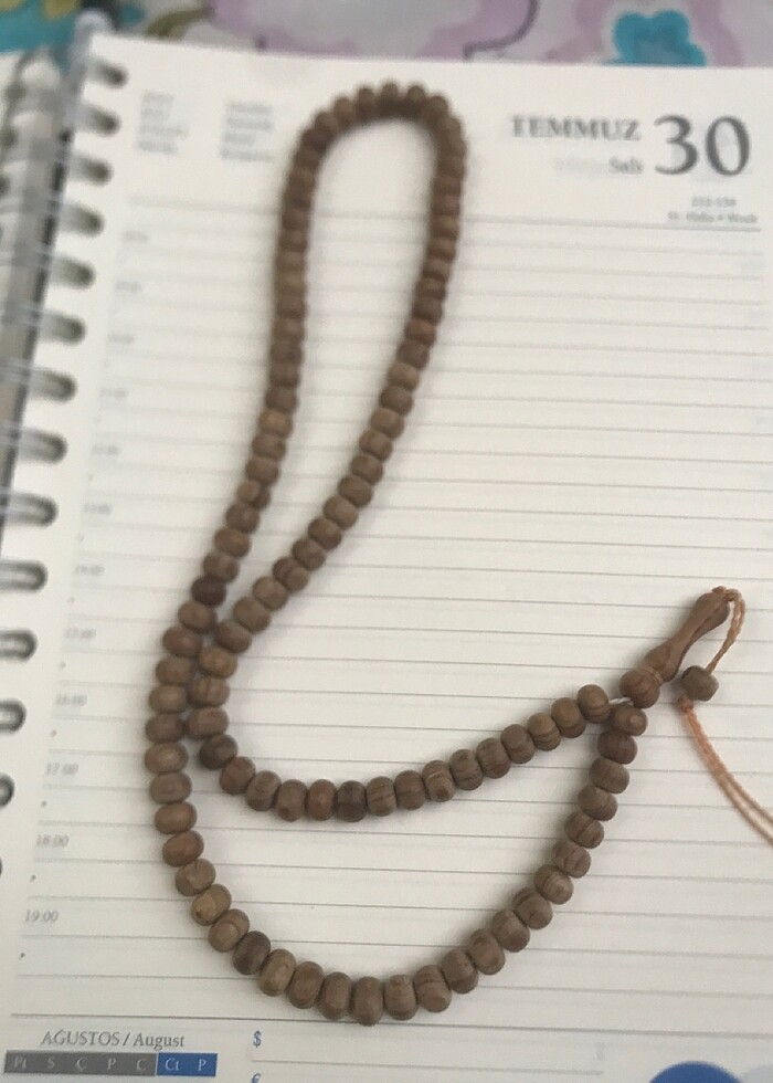 Özel iscilikli 99 luk Namaz ibadet tesbihi - Görsel 2