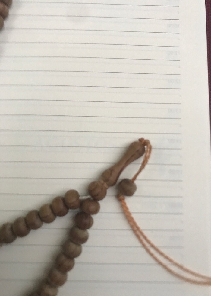 Özel iscilikli 99 luk Namaz ibadet tesbihi - Görsel 4