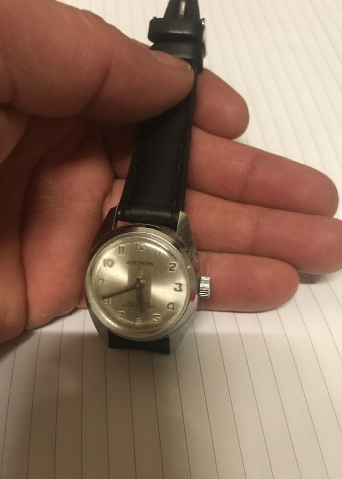 Aseikon 21 kurmali Antika bayan saati - Görsel 5