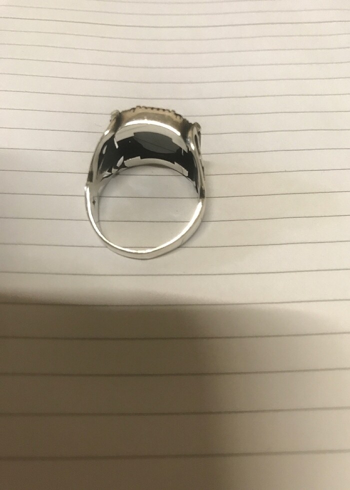 Özel tasli Gümüş Yüzük - Görsel 5