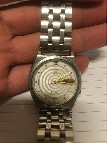 Seiko5 21 jewels otomatik Antika erkek saat - Görsel 6