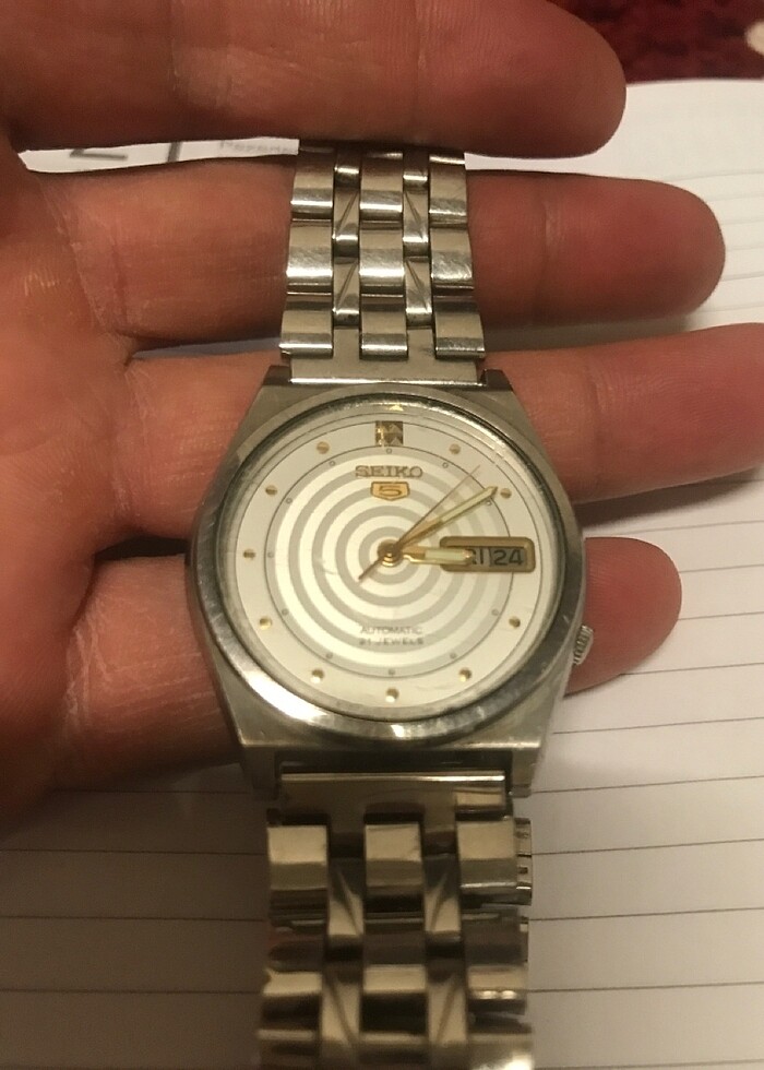 Seiko5 21 jewels otomatik Antika erkek saat - Görsel 3