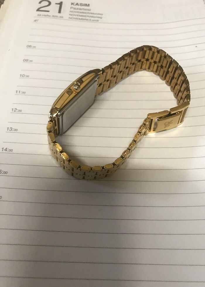 Rogadis 24K plated gold altin Kaplama sifir. Saat - Görsel 5