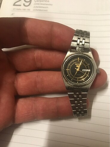 Seiko5 otomatik Antika bayan saati - Görsel 4
