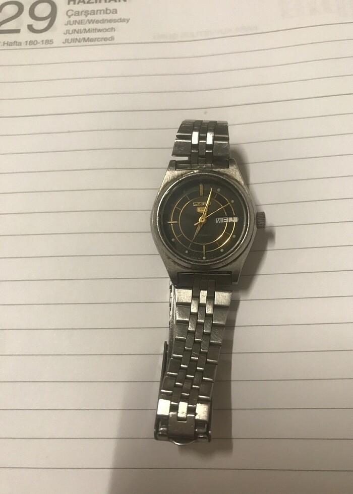 Seiko5 otomatik Antika bayan saati - Görsel 2