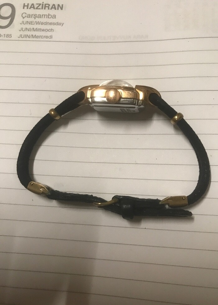 Fero 15 rubis marka kurmali Antika bayan saati - Görsel 4