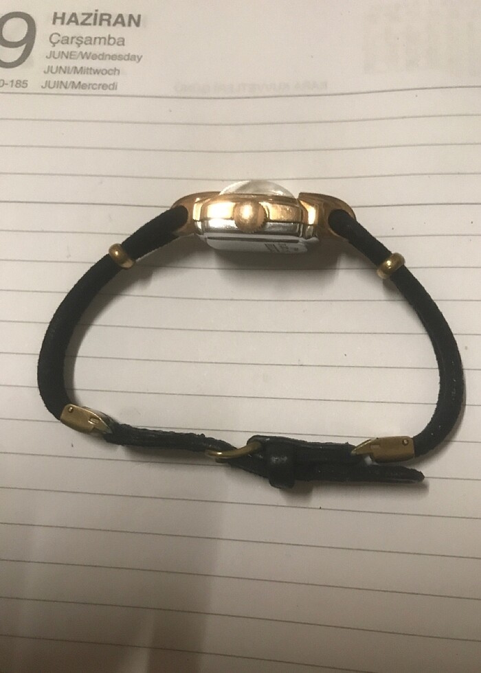 Fero 15 rubis marka kurmali Antika bayan saati - Görsel 5