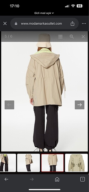 40 Beden camel Renk Twist yağmurluk