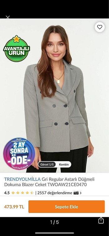 Trendyolmilla blazer ceket