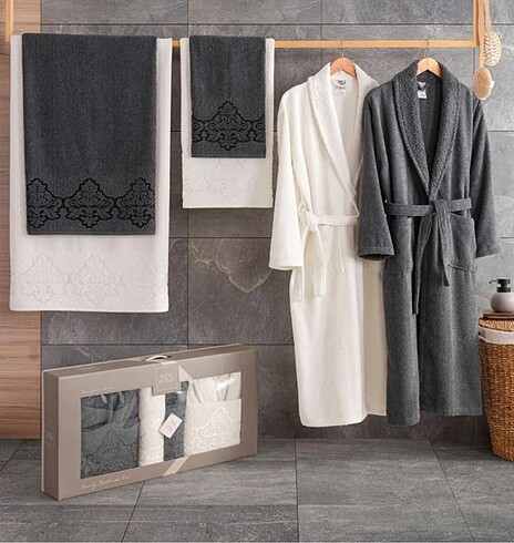 Kardelen bornoz New home bornoz takımı - Görsel 2