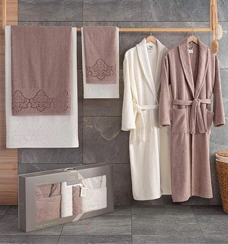 Kardelen bornoz New home bornoz takımı - Görsel 4