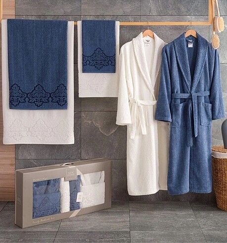 Kardelen bornoz New home bornoz takımı - Görsel 5