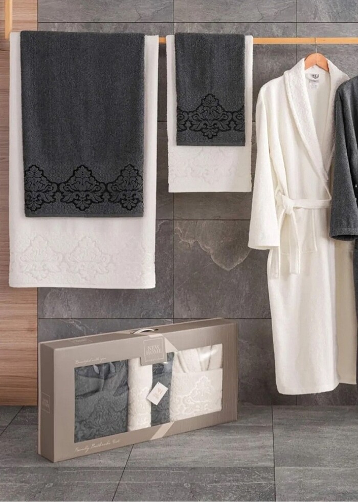 Kardelen bornoz New home bornoz takımı - Görsel 2