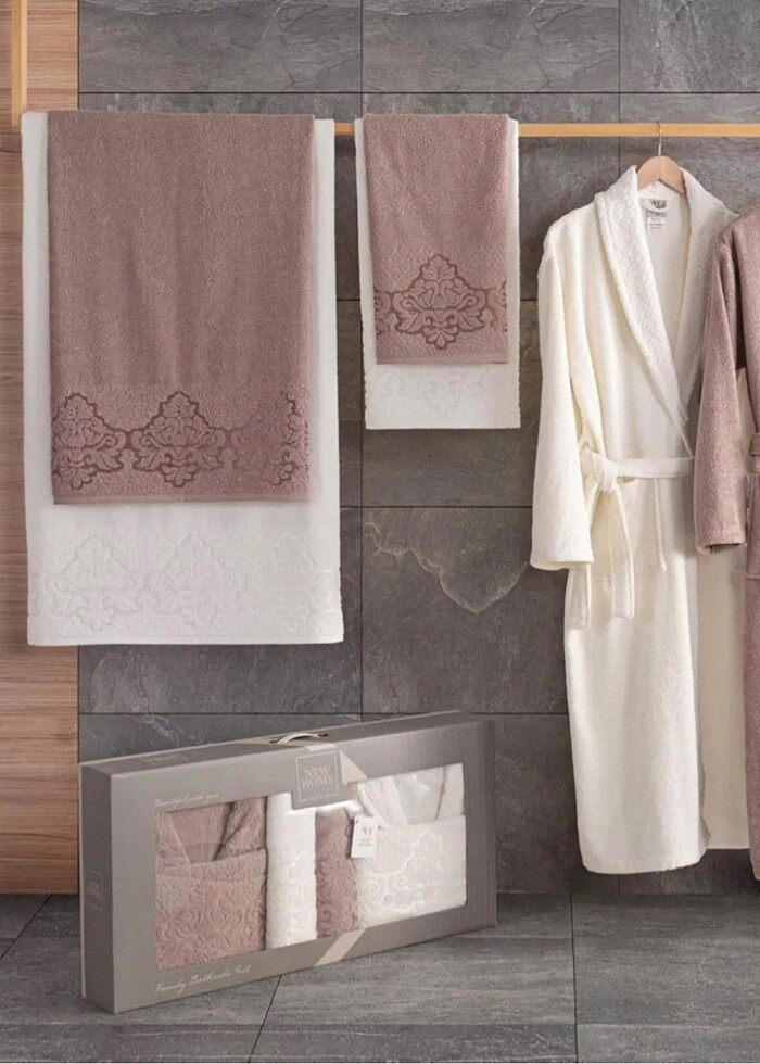 Kardelen bornoz New home bornoz takımı - Görsel 4