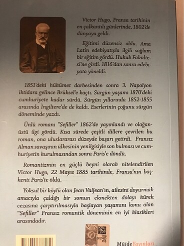  SEFİLLER VİCTOR HUGO