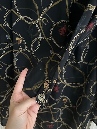 Zara şifon bluz - Görsel 5