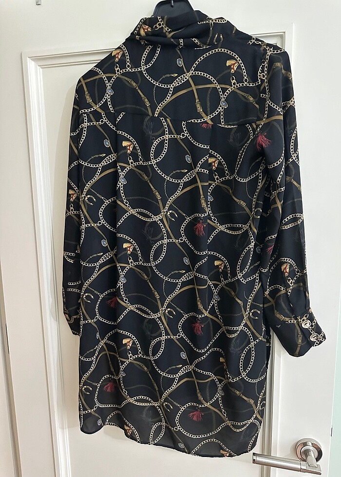 Zara şifon bluz - Görsel 4