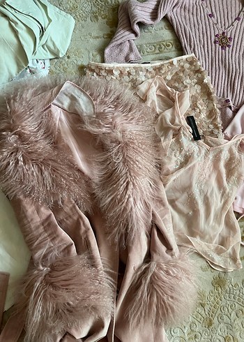 Pembe Bohem Uzun Kollu  giysiler - Görsel 2