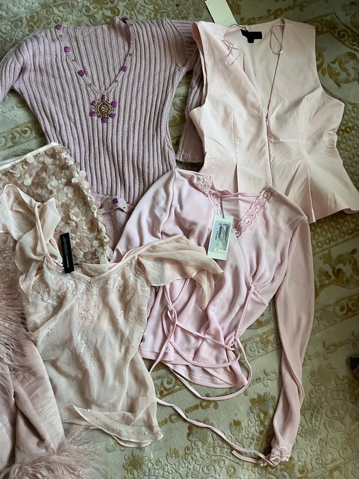 Pembe Bohem Uzun Kollu  giysiler - Görsel 3