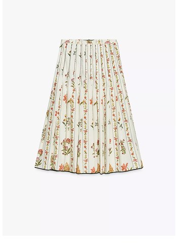 Bohem Pileli Uzun Kadın Etek - Görsel 4