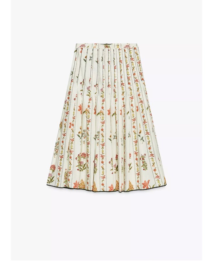 Bohem Pileli Uzun Kadın Etek - Görsel 4