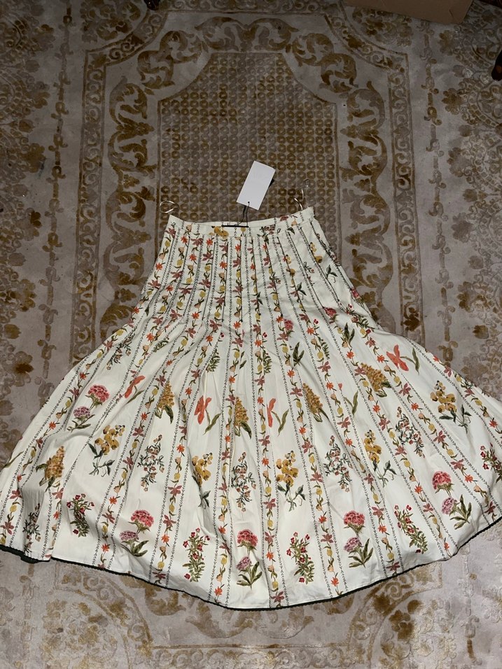 Bohem Pileli Uzun Kadın Etek - Görsel 5