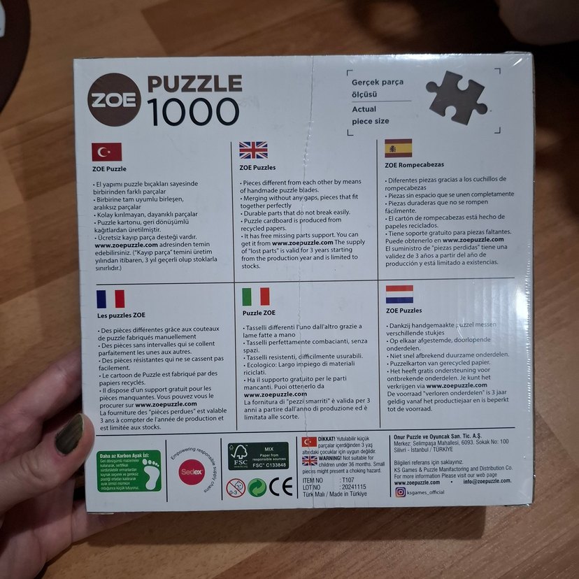 Renkli 1000 Parça Landscape Puzzle - Görsel 3