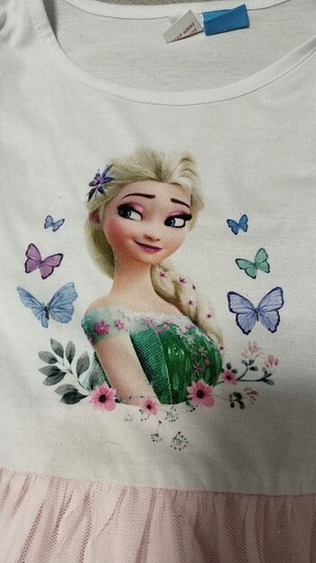 5 Yaş Beden Elsa elbise 
