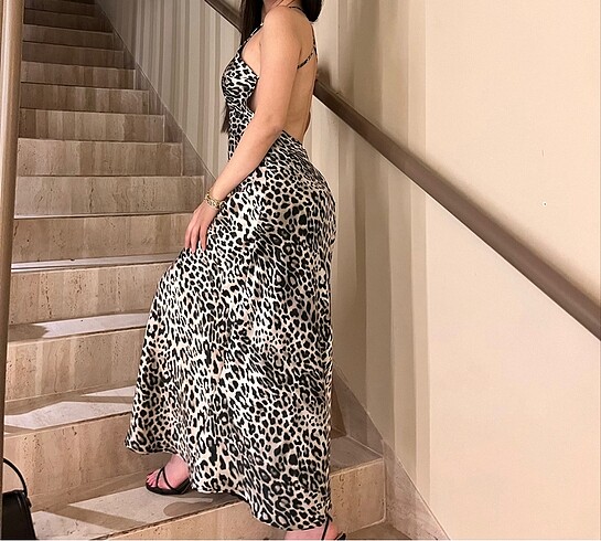 LEOPAR ZARA ELBİSE