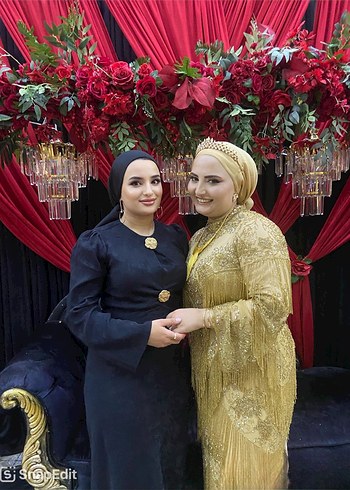 Abiye Uzun Kollu Siyah Gotik Abiye Elbise