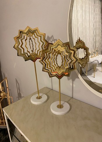 Parlak Altın Dekoratif Figürin - Görsel 2