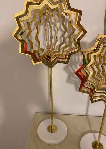 Parlak Altın Dekoratif Figürin - Görsel 3