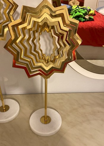 Parlak Altın Dekoratif Figürin - Görsel 4